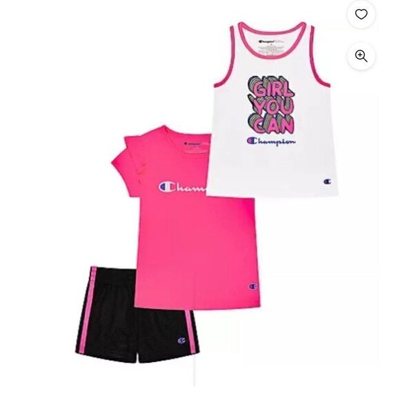 Champion Toddler Girls 3 Piece Active Set Size 18M - Picture 1 of 9